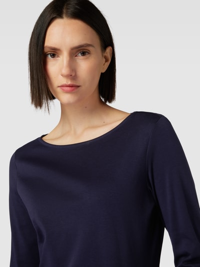 Christian Berg Woman Shirt met lange mouwen met boothals Donkerblauw - 3