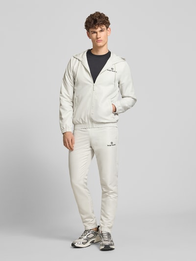 Sergio Tacchini Regular Fit Tracksuit mit Logo-Stitching Modell 'Carson' Hellgrau 1