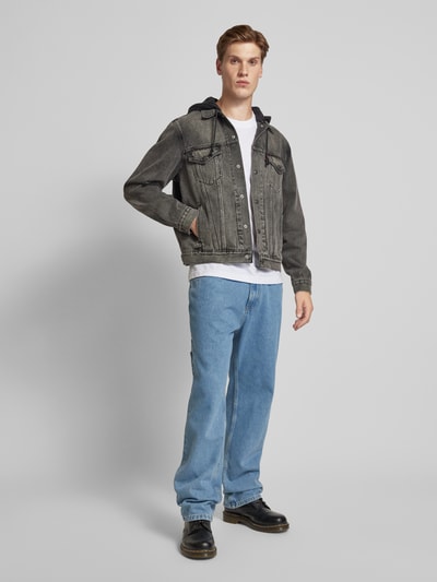 Pegador Baggy fit jeans met labeldetail, model 'DAULE' Jeansblauw - 1