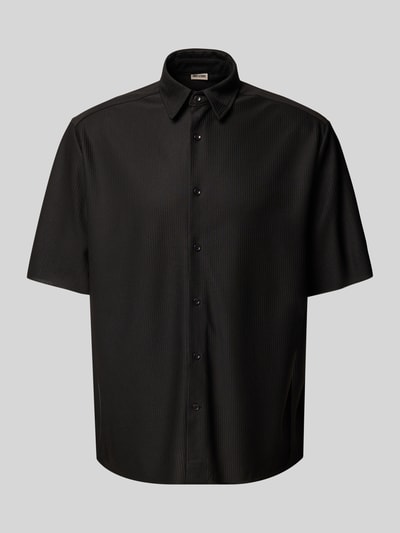 Only & Sons Relaxed Fit Freizeithemd mit 1/2-Arm Modell 'BOYY' Black 2