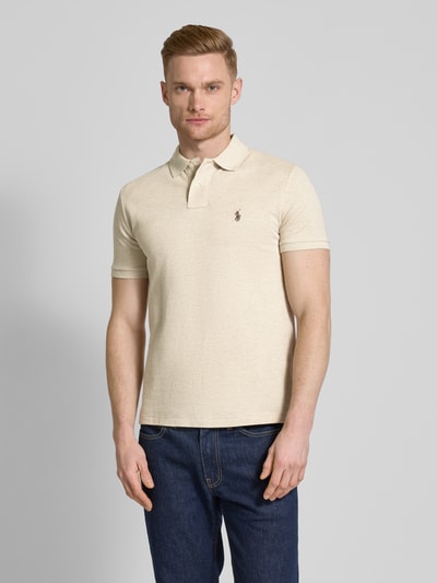 Polo Ralph Lauren Poloshirt mit Label-Stitching Mittelgrau 4