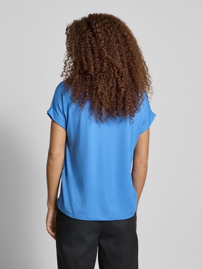 Only Regular fit T-shirt met viscose, model 'MOSTER' Koningsblauw - 5