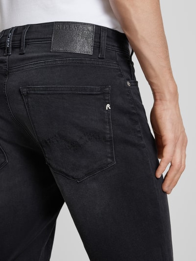 Replay Jeansshort mit Knopfverschluss Modell 'RBJ.901' Black 3