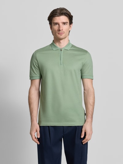 BOSS Regular Fit Poloshirt aus Baumwoll-Lyocell-Mix Modell 'H-PARAS 70' Mint 4