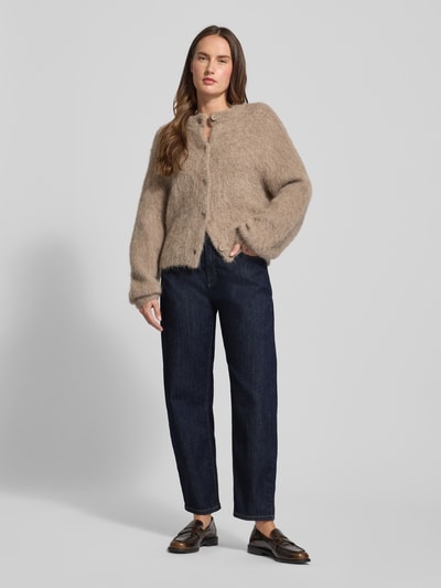 MAC Jeansy o kroju barrel fit z wpuszczanymi kieszeniami model ‘Danni’ Ciemnoniebieski 1