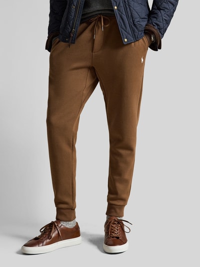 Polo Ralph Lauren Regular fit sweatpants van katoenmix Chocoladebruin - 4