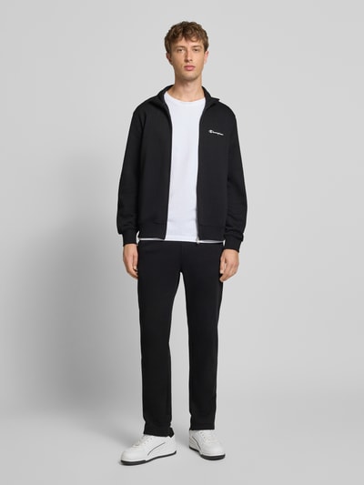 CHAMPION Dres o kroju regular fit z nadrukiem z logo Czarny 1