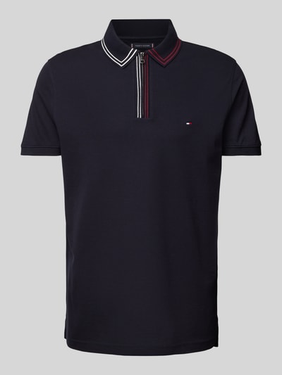 Tommy Hilfiger Regular fit poloshirt met logostitching Marineblauw - 2