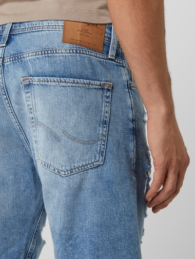 Jack & Jones Loose Fit Jeansshorts aus Baumwolle Modell 'Chris' Jeansblau 3