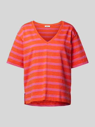 Esprit T-Shirt mit Streifenmuster Rot 2