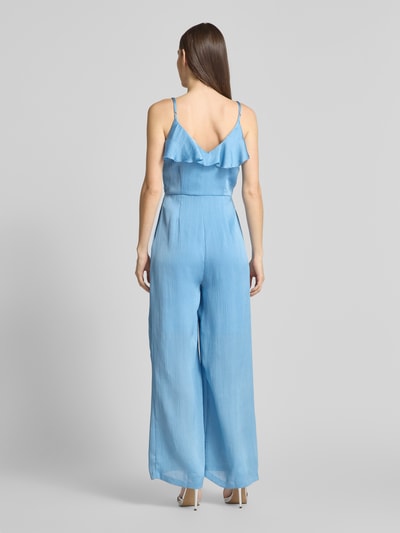 Vila Jumpsuit in Wickel-Optik Modell 'FILUKA' Hellblau 5