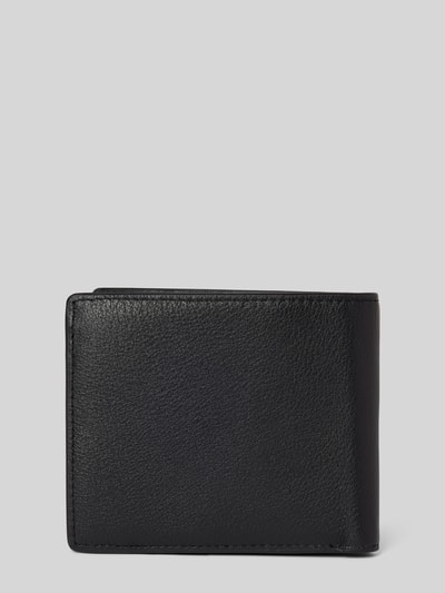 Tommy Hilfiger Portemonnaie aus Nappaleder mit Label-Detail Black 2