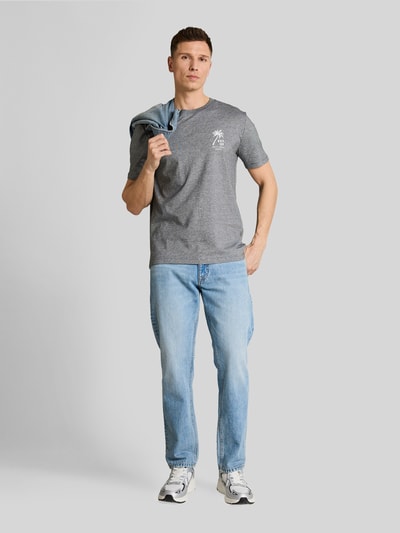 Tom Tailor Denim Regular Fit T-Shirt aus reiner Baumwolle Black 1