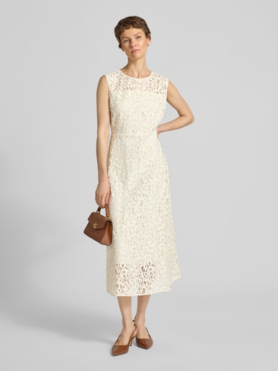 s.Oliver BLACK LABEL A-Linie Freizeitkleid mit Baumwoll-Anteil Weiss 1