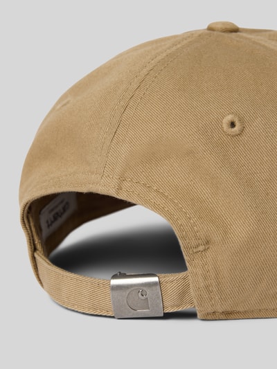 Produktfoto, Basecap mit Label-Stitching Modell 'Madison' von Carhartt Work In Progress aus Reine Baumwolle und Schirm, farblich einheitlich, detailreiche Textur, Größenverstellbar