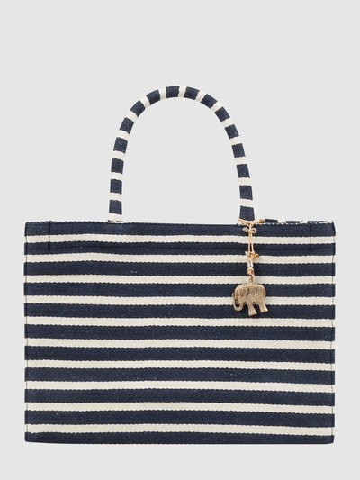 ANOKHI Tote Bag aus Baumwolle  Marine 2