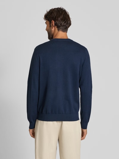 PAUL SMITH Strickpullover mit Rundhalsausschnitt Marine 5