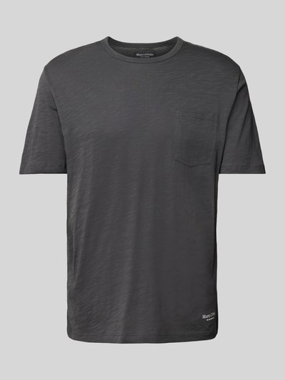 Marc O'Polo T-shirt met ronde hals Antraciet - 2