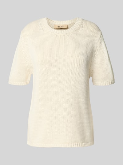 MOS MOSH Strickshirt mit Rundhalsausschnitt Modell 'Arin' Ecru 2