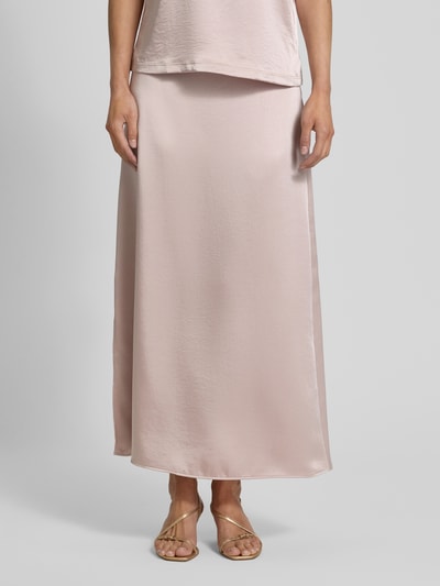 Weekend Max Mara Ausgestellter Midi-Rock in Satin-Optik Hellrosa 4
