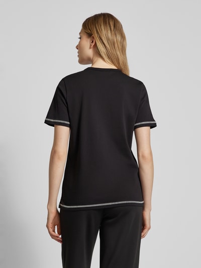 Scotch & Soda T-Shirt mit Label-Print Black 5