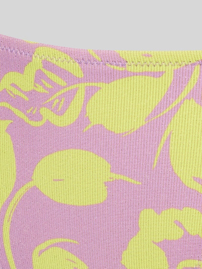Produktfoto, Bikinihose im Allover-Look Modell 'CHALIA' von Marie Jo, lila-gelber Material-Mix mit Stretch-Anteil und feiner Struktur