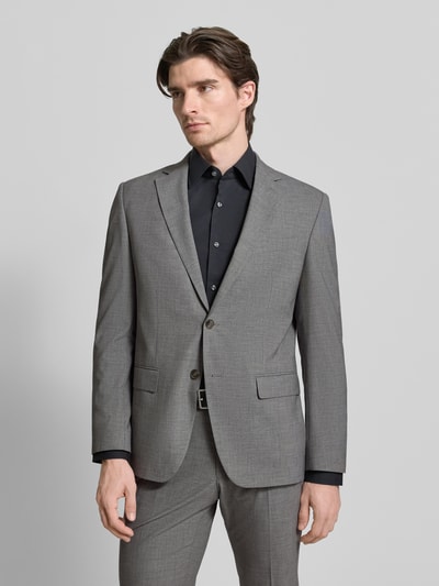 HECHTER PARIS Regular Fit Anzug mit Viskose-Anteil Anthrazit Melange 4