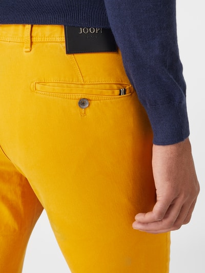 JOOP! Jeans Modern Fit Chino mit Stretch-Anteil Modell 'Matthew' Dunkelgelb 3