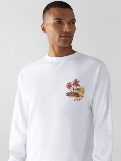 Blue Sky Inn Longsleeve mit Prints Weiss 3