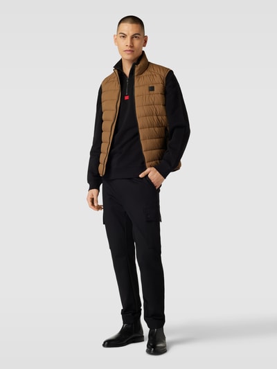 Marc O'Polo Gewatteerde bodywarmer met tweewegritssluiting Camel - 1