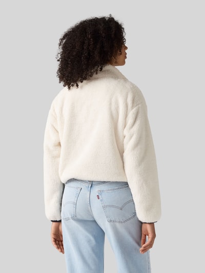 Levi's® Fleecejacke mit kurzem Reißverschluss Offwhite 5
