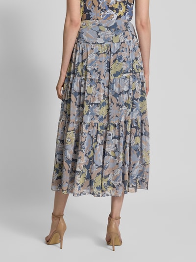 Lauren Ralph Lauren Maxirock im Stufen-Look Modell 'PAULDINA' Blau 5