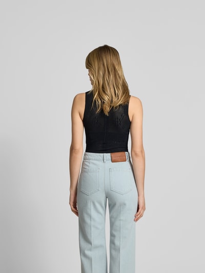 Victoria Beckham Body in Strick-Optik Black 5