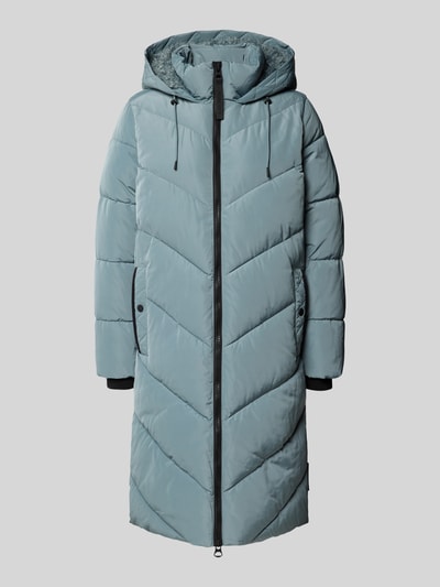 s.Oliver RED LABEL Gerader Steppmantel mit Kapuze Blau 2