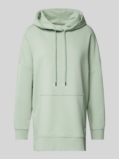 Marc O'Polo Oversized Hoodie aus reiner Baumwolle mit Seitenschlitzen Mint 2