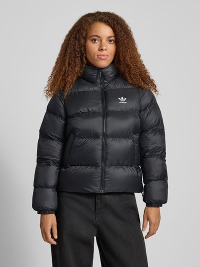 adidas Originals Regular Fit Steppjacke mit Logo-Stitching Black 4