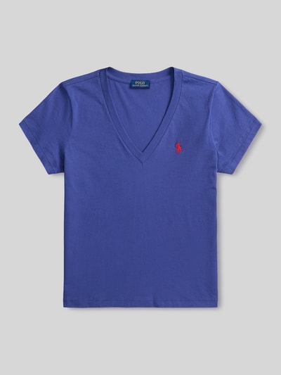 Polo Ralph Lauren Regular Fit T-Shirt aus reiner Baumwolle Blau 2