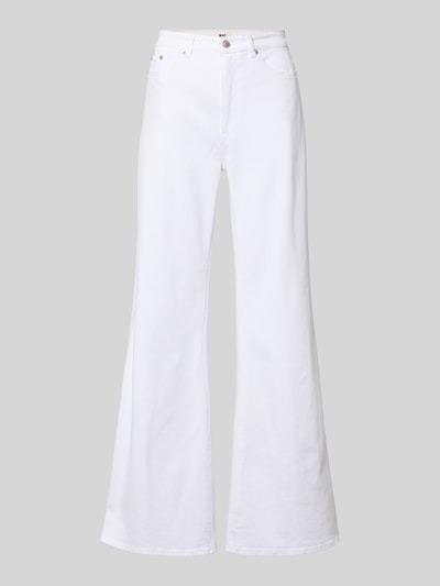 Produktfoto, Flared Fit Jeans im 5 kieszeni od MAC z elastycznej mieszanki bawełny, białe, szerokość w rozmiarze 36/32: 40 cm, długość wewnętrzna nogawki: 81 cm