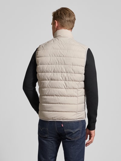 Marc O'Polo Regular Fit Steppweste aus wasserabweisendem Material Hellgrau 5