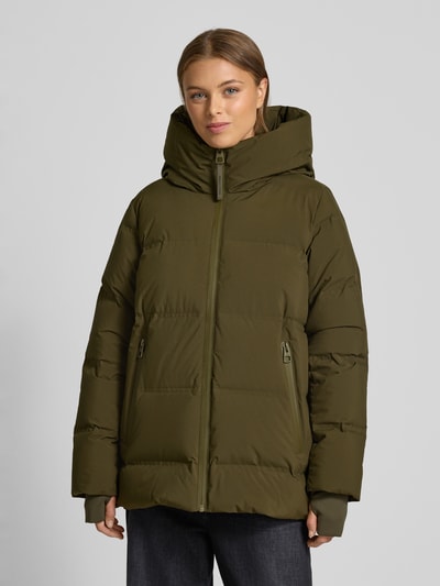 Marc O'Polo Regular fit functioneel jack met vulling van dons Kaki - 4