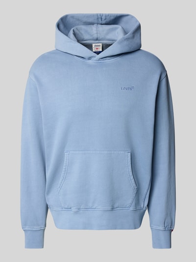 Levi's® Hoodie mit Känguru-Tasche Modell 'AUTHENTIC' Rauchblau 1