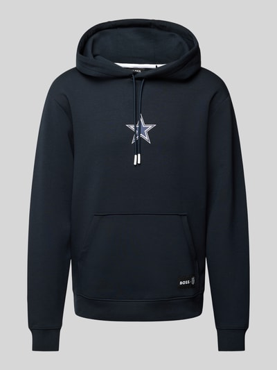 BOSS Orange Hoodie mit Motiv-Print Modell 'NFL' Marine 2