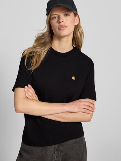 Carhartt Work In Progress Oversized T-Shirt mit Label-Stitching Black 3