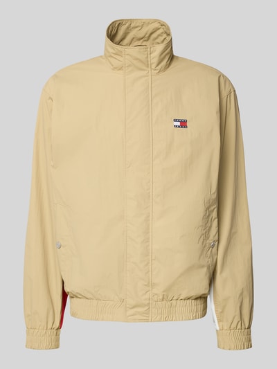 Tommy Jeans Regular Fit Blouson mit Logo-Stitching Beige 2
