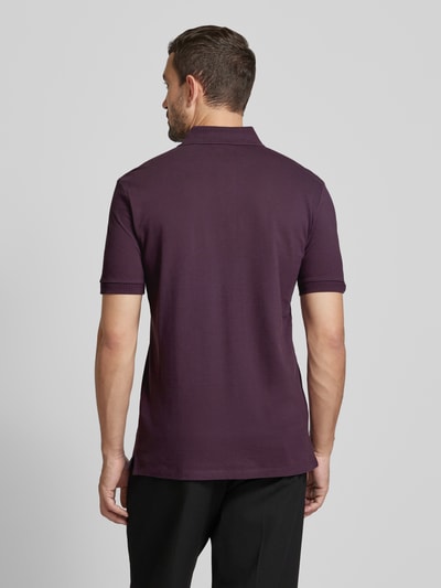 HUGO Poloshirt mit Label-Patch Modell 'Dereso' Pflaume 5