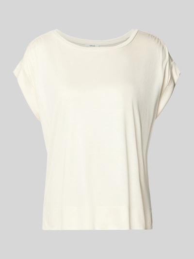Produktfoto, T-shirt met vaste mouwomslag model 'Sosilla' van OPUS, zuiver viscose, regular fit, ronde hals, ruglengte maat 36: 55 cm, dames