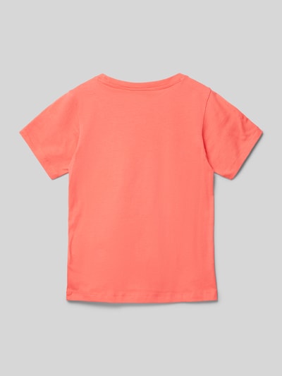 CHAMPION T-shirt met labelprint Koraal - 3