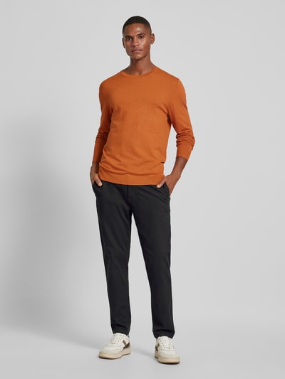 BOSS Orange Tapered Fit Chino mit Gürtelschlaufen Black 1