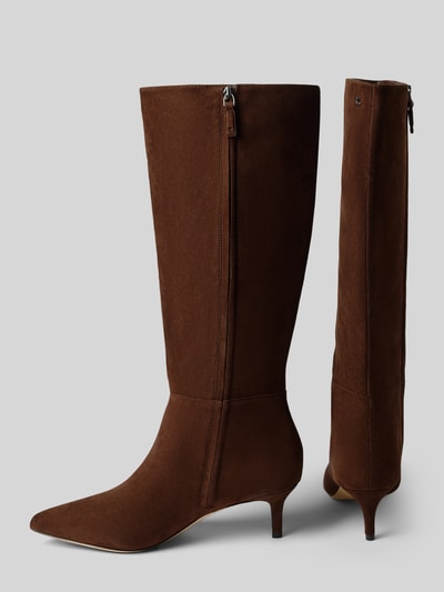 Lauren Ralph Lauren Laarzen van echt leer, model 'Mckay' Donkerbruin - 2