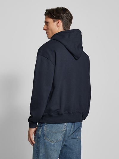 WOODBIRD Hoodie met capuchon, model 'Pope' Marineblauw - 5